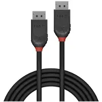 Lindy Cable DisplayPort 2.1 54G de 1m, Black Line