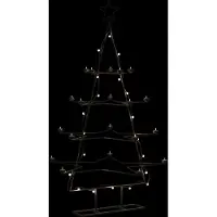 Prolenta Maison Exclusive - Sapin de Noël métallique pour décorations Noir 140 cm