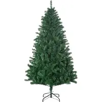 Youjia Arbre de Noël artificiel de 180 cm, sapin artificiel avec 1000 branches, décorations de Noël incluses, avec support métallique pour intérieur