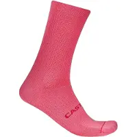 Castelli Chaussettes Espresso 18 Rose, Taille XXL