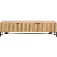 Ebuy24 Jaipur table TV 3 portesReproduction chêne.