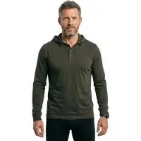 Sea Ranch Christoffer Pique Hoodie Vert XL Homme