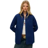 Superdry Merchant Overshirt Bleu L Femme