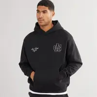 Avant Garde Sweat à capuche avec emblème hommes - Noir