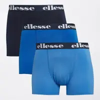 Ellesse Lot de trois boxers hommes - Marine/Bleu