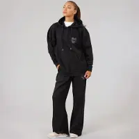 L'amore Couture Survêtement sweat à capuche Brinas et jogging large femmes - Noir