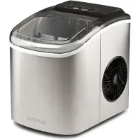 G3ferrari G3 Ferrari ARTIKO Machine à glaçons portable 12 kg/24h Noir, acier inoxydable