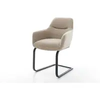DELIFE Cantilever Pejo-Flex bouclé boue pied cantilever plat noir ressorts ensachés