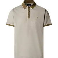 Hackett London pour homme. HM5600221 Polo Two Tone gris (XL), Casuel, Coton, Classique, Manche courte