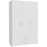Forte Armoire ECONOBOX de 120 cm, armoire à 3 portes battantes avec 2 tiroirs