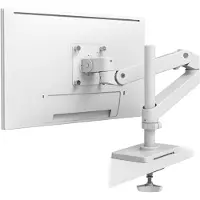 Ergotron Lx Pro Arm Single Display Tall Pole Grommet Mount White (Tables, 34", 10 kg), Support de moniteur, Blanc