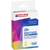 Edding EDD-448 jaune Cartouche d'impression compatible avec brother LC-123Y