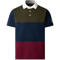Hackett pour homme. HM5700019 Polo rugby Patch multicolore (M), Casuel, Coton, Manche courte, Marine