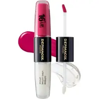 Dermacol 16H Lip Colour brillant et rouge à lèvres longue tenue teinte 08 Pink Tastic 2x4 ml
