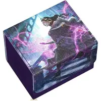 Ultimate Guard Sidewinder 100+ en Xenoskin, pour le jeu Magic: The Gathering, collection "Reality Fracture" - Rare, couleur noire, quantité : 2