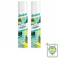 Batiste 2 x Shampooing sec Original - Parfum frais classique - 200 ml - Pack économique - 2 pièces