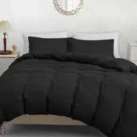Merkloos Housse de couette pour lit simple, en microfibre pré-lavée, légère, 135x200 cm, adaptée à toutes les saisons
