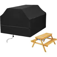 Merkloos Housse de protection pour table de jardin pour enfants, imperméable, dimensions 100x90x60 cm, en tissu Oxford, pour l'extérieur