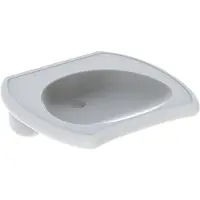 Geberit Keramag Lavabo Vitalis, accessible en fauteuil roulant 65cm sans trop-plein (600 mm, 650 mm)