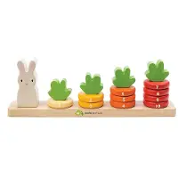 Tender Leaf Toys Tender Leaf Jeu de comptage en bois carottes - Jouets éducatifs Apprendre les chiffres