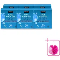 Sence 6 x Crème hydratante Aqua Gel Hydro Shock 2-en-1, format 50 ml - Pack économique - 6 pièces