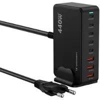 Wozinsky Station de charge WSL-440 440W Gan QC3 - Noire