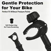 Merkloos Support pour vélo, fixation pour un 3ème vélo, pour porte-vélos