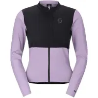 SCOTT Femmes, Maillot de cyclisme, Maillot à manches longues Endurance Warm pour femme (S), Noir, Violet, S