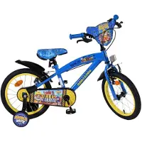 Volare Rubble & Crew Vélo enfant - Garçon - 16 pouces - Bleu - Deux freins à main