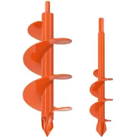 Merkloos Ensemble de bordures pour massifs, 2 pièces, dimensions 23x4,1 cm et 31x10 cm, à ondulations en spirale, pour jardins et massifs de fleurs