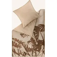 Schöner Wohnen Kollektion Collection "Schöner Wohnen" - Ensemble de lit en satin "Passion", couleur nude, dimensions 135 x 200 cm
