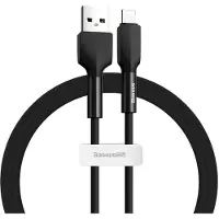Baseus Câble Usb vers Lightning Jelly, 2.4A 1.2M (Noir)