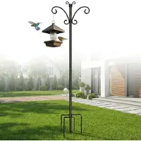 Merkloos Crochet de jardin avec motif papillon - Hauteur : 234 cm