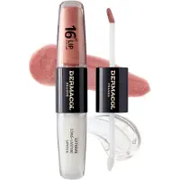 Dermacol 16H Lip Colour brillant et rouge à lèvres longue tenue teinte 05 Sparkling Muse 2x4 ml