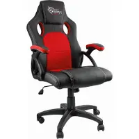 White Shark Chaise de jeu King's Throne, noir-rouge, Chaise gaming, Noir, Rouge