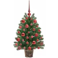 vidaXL Arbre de Noël artificiel avec 150 LEDs Vert 75 cm PE et PVC