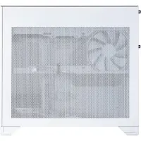 Lian Li 011 Vision O11 VISION-M, tour de taille moyenne, PC, blanc, Micro ATX, Mini-ITX, design élégant, verre trempé, aluminium, idéal pour le gaming