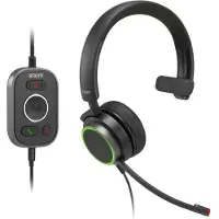 Snom A330M Casque Avec fil Arceau USB Type-A Noir