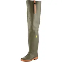 Nora Bottes de sécurité unisexes pour adultes, modèle River, couleur verte (olive 26), taille 45/46 (Europe)