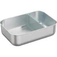 Berghoff Lunchbox Slate, Materialtyp: Recyclingmaterial, Lunch box, Gris