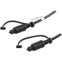 Deltaco TOTO-2 - Toslink - Toslink - 2 m - noir (2 m, Câble Toslink)