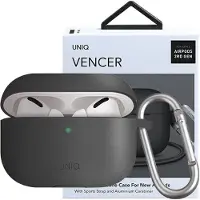 Uniq Etui Vencer Airpods Prosilicone Szary/Charcoal Dark Grey