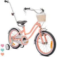 Sun baby Bicyclette pour enfants 16 pouces 4-6 ans Vélo de cœur Abricot Soleil Bébé