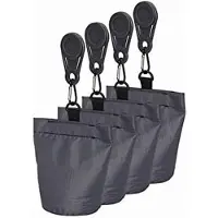 Merkloos Sacs de sable en polyester ripstop respirant, lot de 4, pour tables de jardin