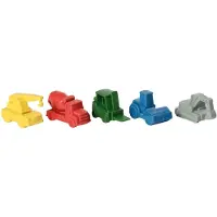 WEPLAY EDUPLAY 120774 Véhicules de chantier jeu de comptage