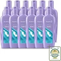 Unilever 12 bouteilles de shampooing 2-en-1 Andrélon - 450 ml - Lot de 12