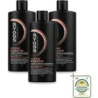 Syoss 3 flacons de shampooing Keratin Deep Caring - 440 ml chacun - Pack économique - 3 pièces
