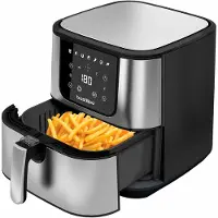 OEM Friteuse à air chaud 5,5 L, 1800 W, digitale, en acier inoxydable brossé, modèle AF-1800