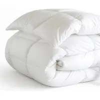 Merkloos Couverture d'été légère, 155x220 cm, 90% duvet, 10% plumes, respirante, idéale pour les nuits chaudes