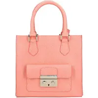 Gave Lux Sac à main pour femmes en cuir rugueux, avec bandoulière amovible, fabriqué en Italie